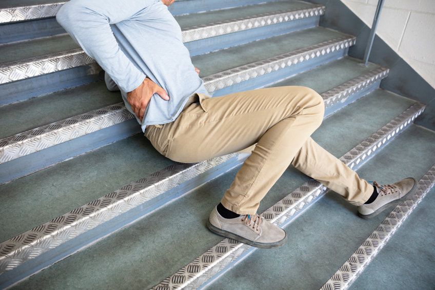slip and fall - spine injuries