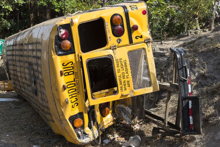 school bus accident and injury