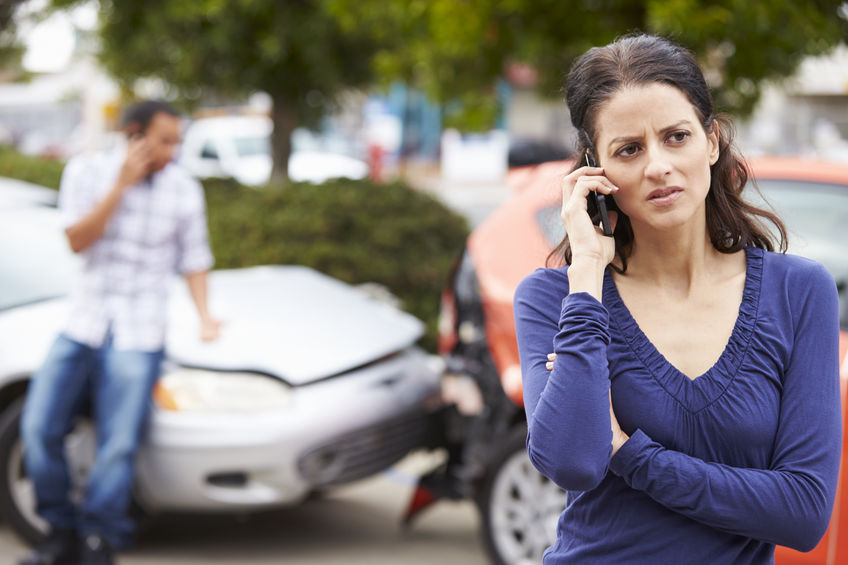 multiple vehicle accident